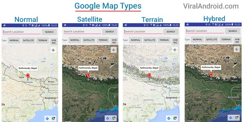 Choose your map type