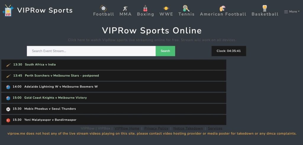 VIPRow Sports