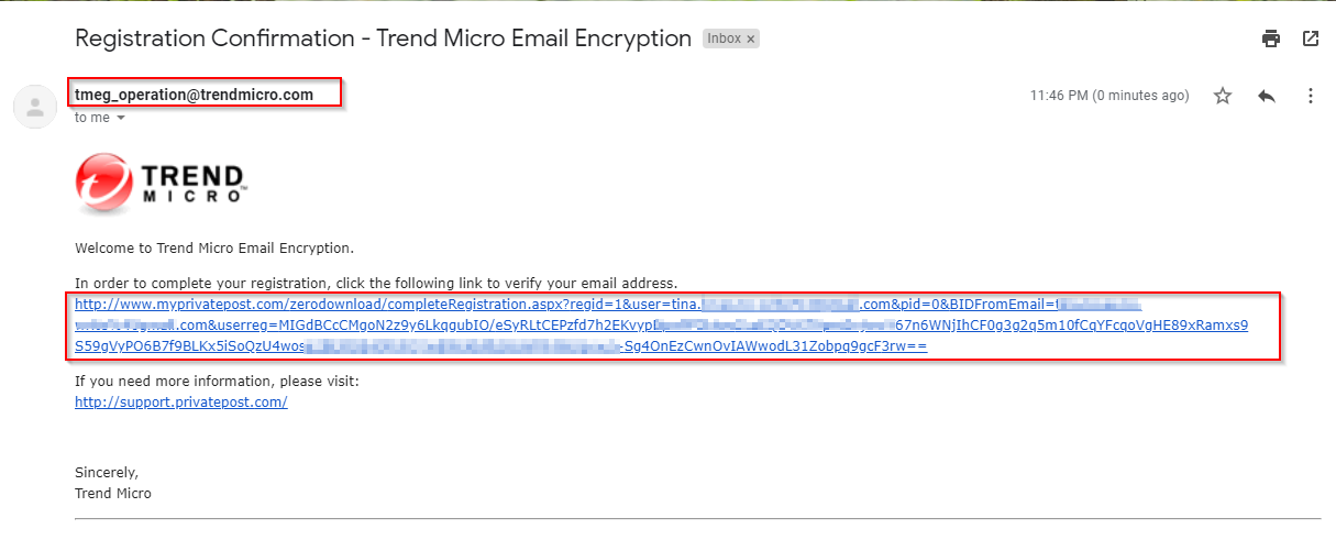 Trend Micro Email Encryption